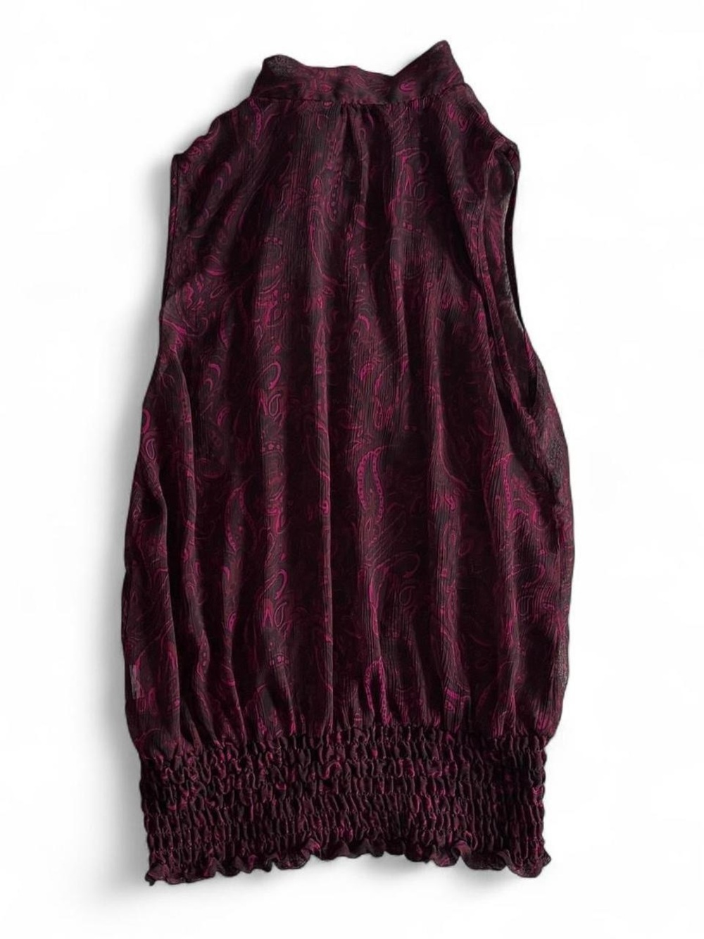 Size Small Purple Jacob Patterned Top - Picture 4 of 7